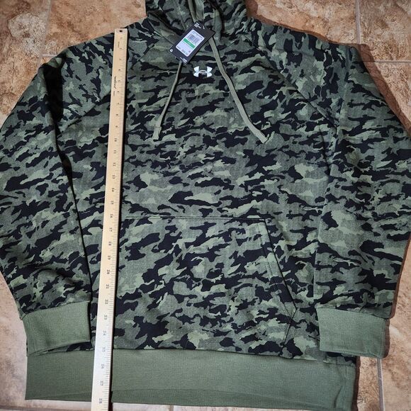 Under Armour Men’s Hoodie – Size Large Green Pullover | NWT - Picture 5 of 8